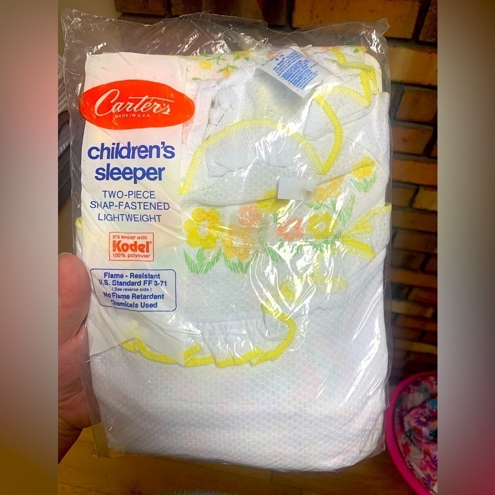 Vintage Carter's Children's Sleeper Two-Piece